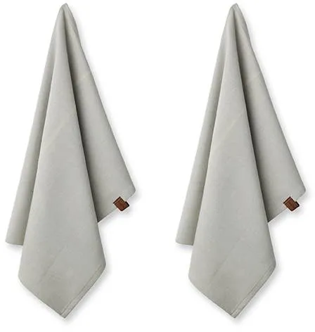 Humdakin tea towels Stone
